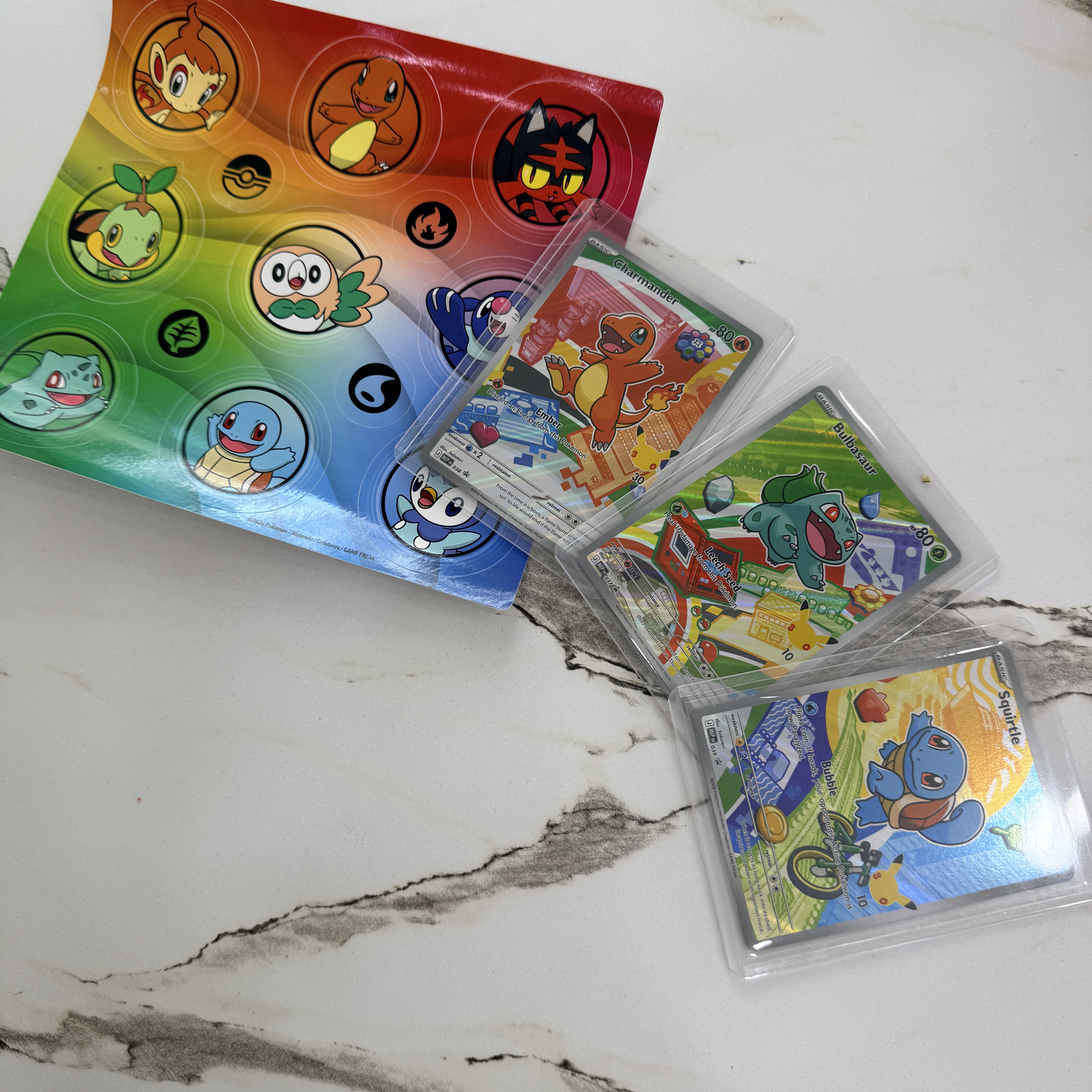 Pokemon TCG First Partner Illustration Collection Series Vol.1 Box (English Ver.) 착용 스타일