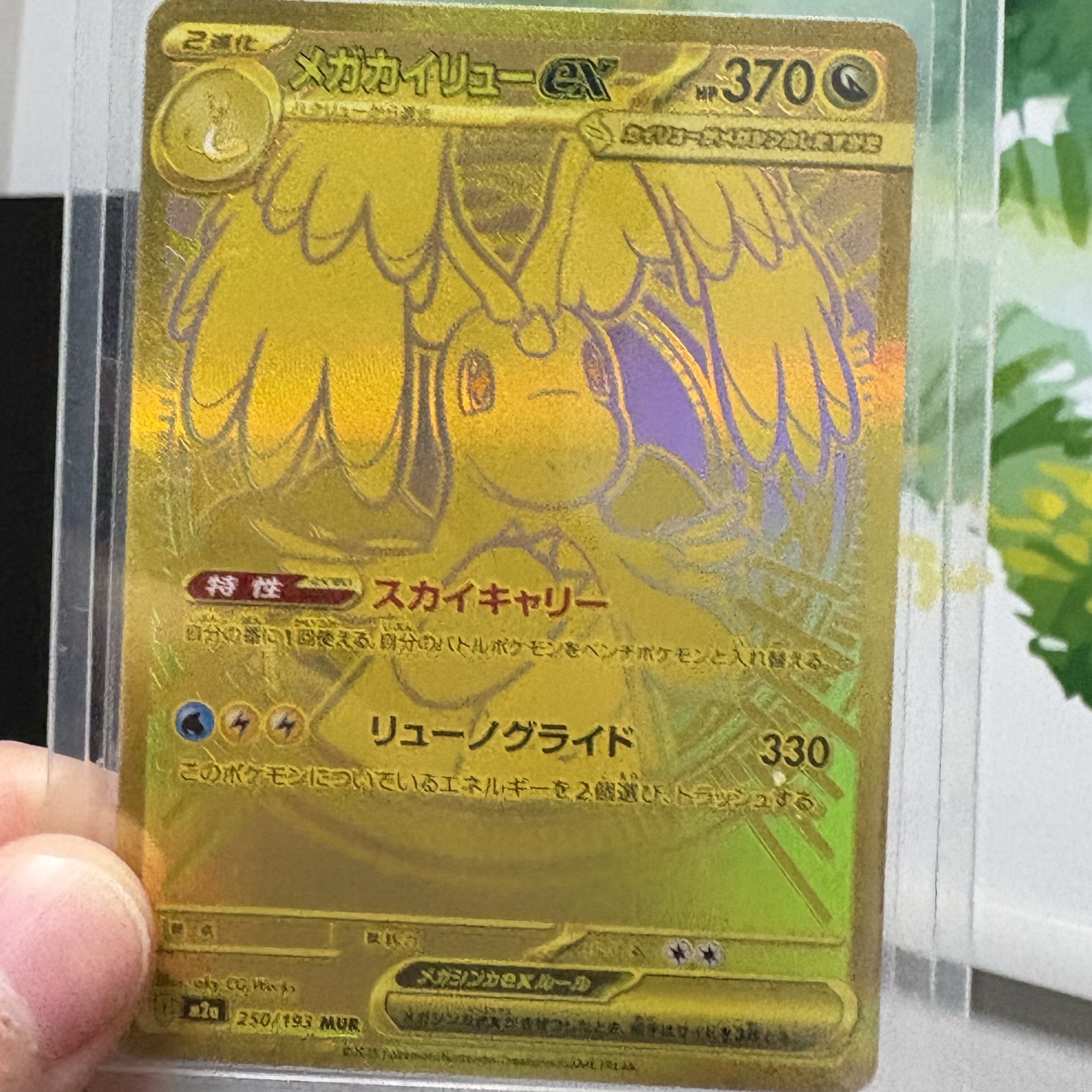 Pokemon TCG Mega High Class Pack MEGA Dream ex Box (Pack of 10/Japanese Ver.), Pokemon TCG Mega Dragonite ex MUR Mega Dream ex (Japanese Ver.) 착용 스타일
