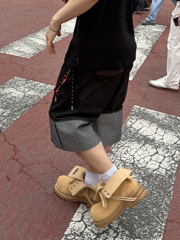 Human Made Acrylic Keychain Red, Maison Mihara Yasuhiro Peterson OG Sole Canvas Low-top Sneakers Natural 착용 스타일 - 6