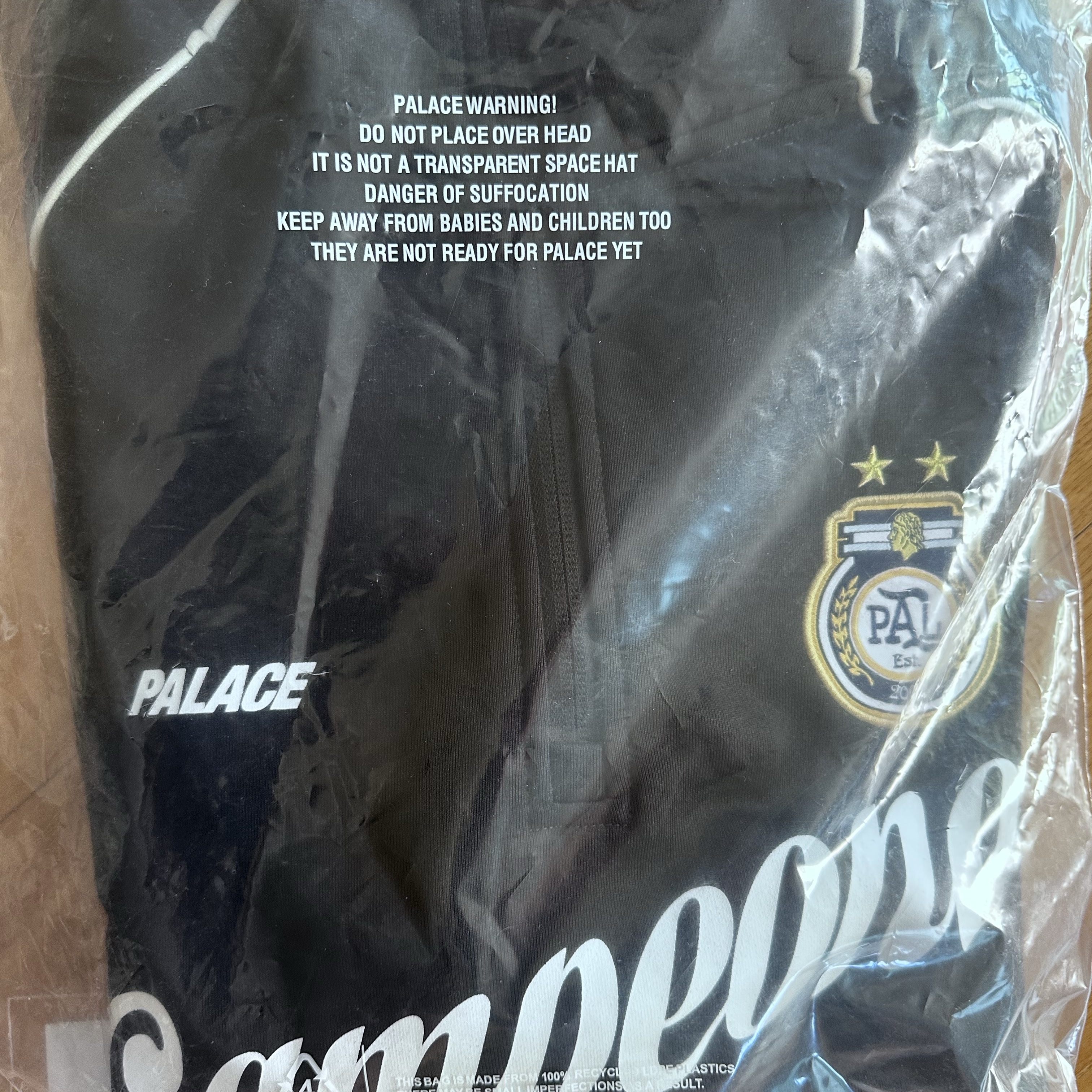 Palace Copa 1/4 Zip Techy Fleece Black - 26SS 착용 스타일 - 3