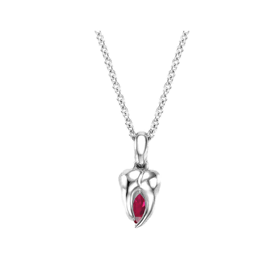 티스 베이비 티스 쥬얼 네클리스 루비(Teeth Baby Teeth Jewel Necklace Ruby)