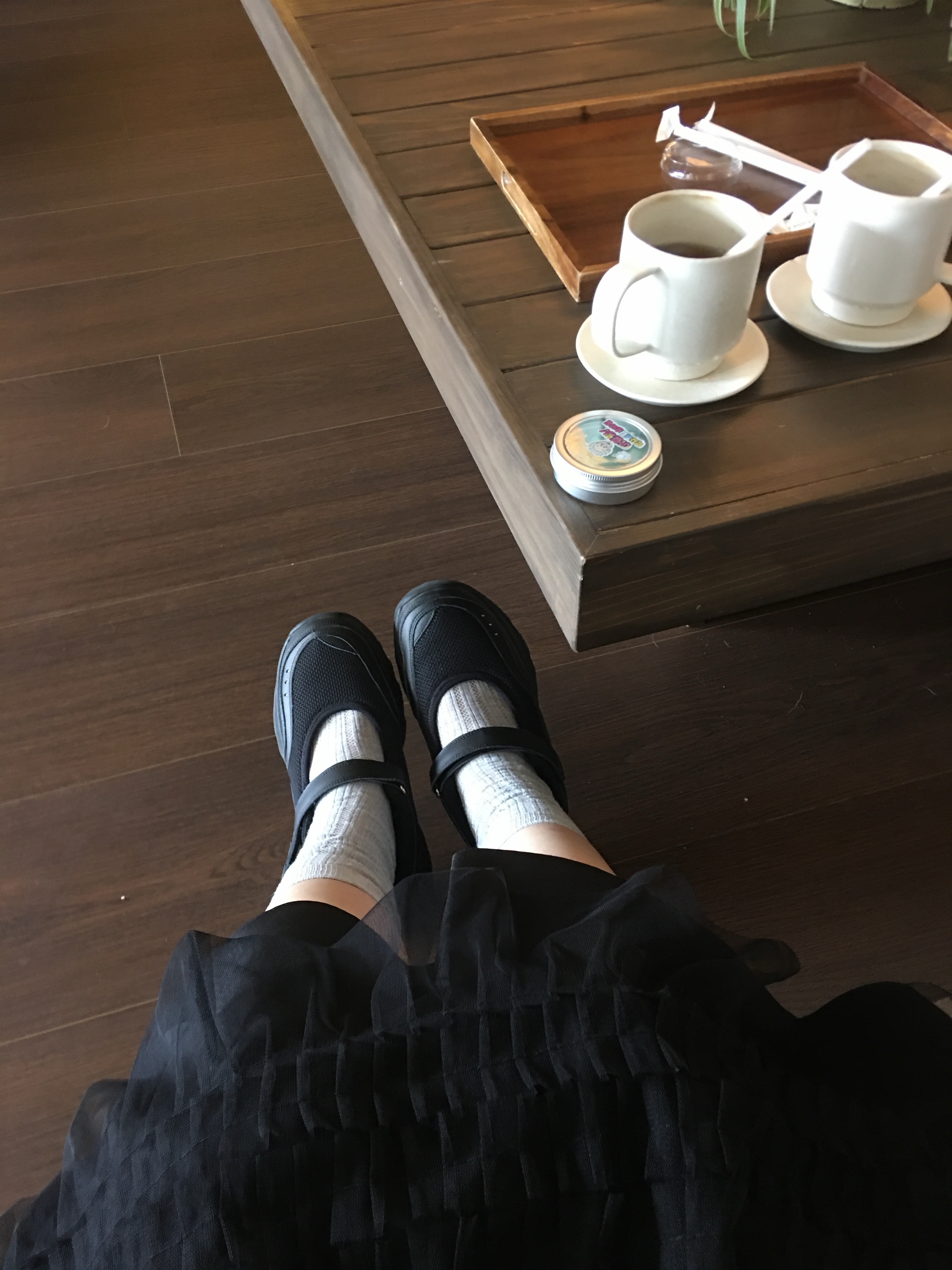 (W) Honsby Darling Harbour Black 착용 스타일
