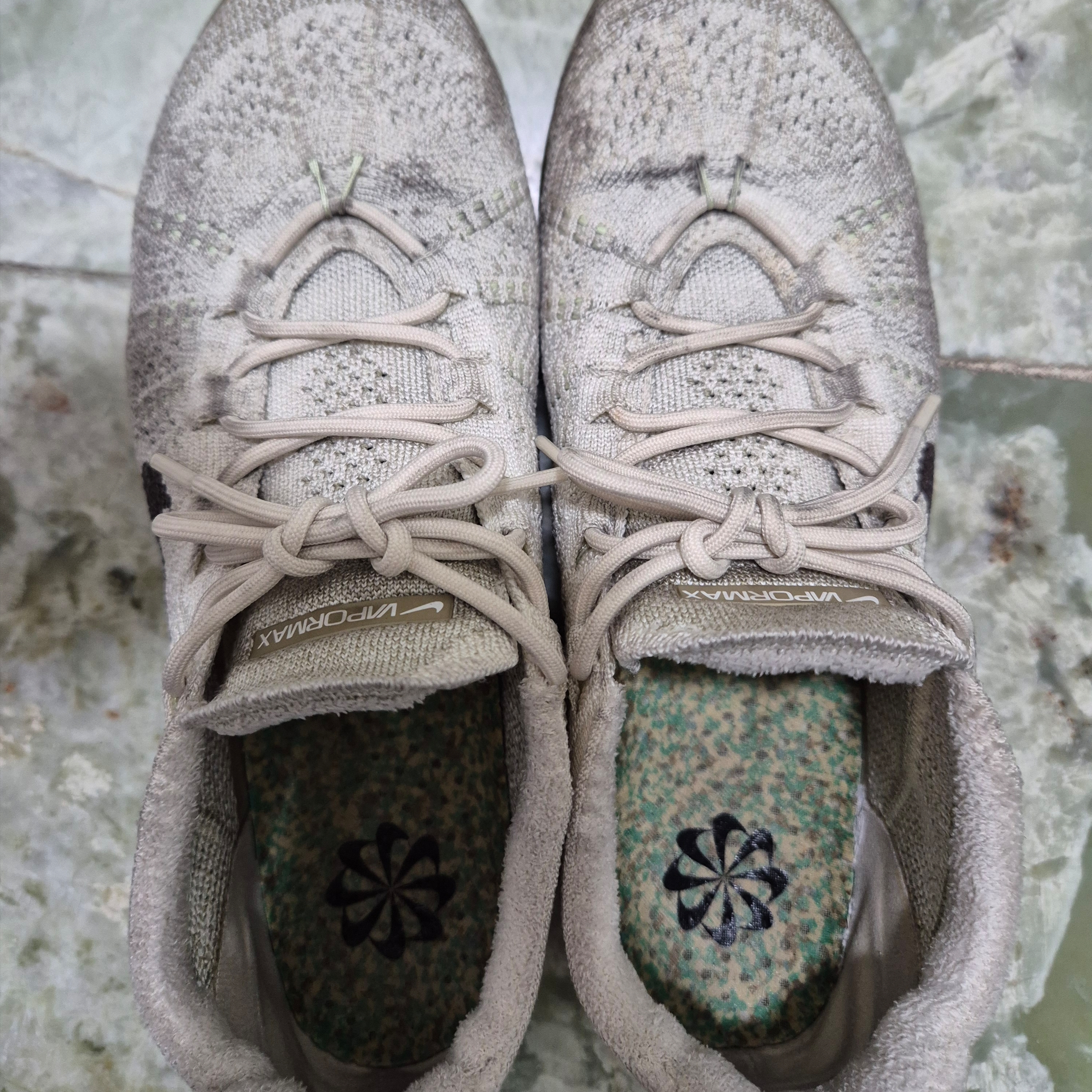 Nike Air Vapormax 2023 Flyknit Coconut Milk Neutral Olive 착용 스타일