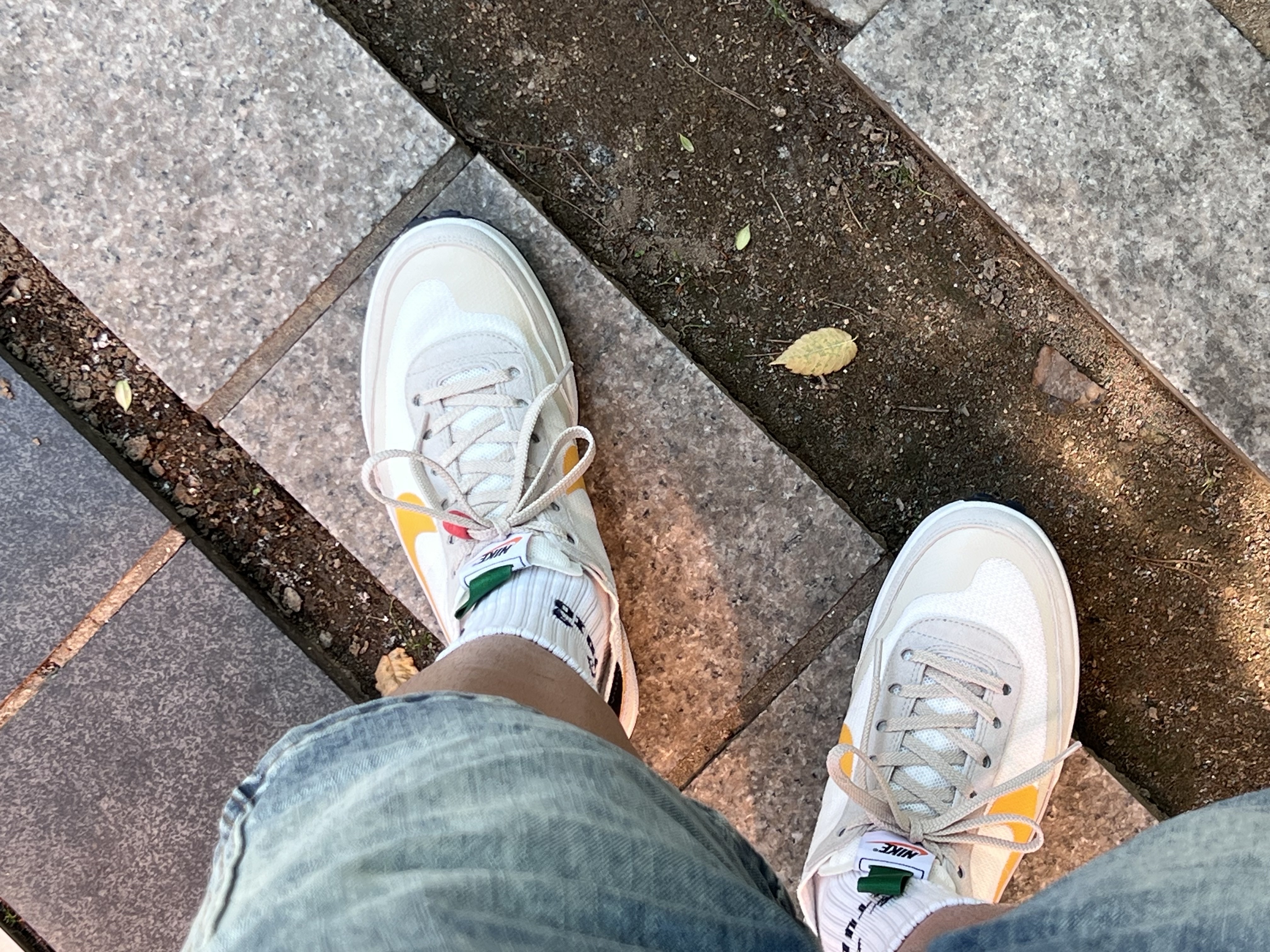 Nike x Tom Sachs General Purpose Shoe Pine Green University Gold 착용 스타일