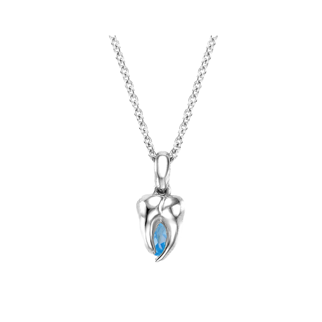 티스 베이비 티스 쥬얼 네클리스 토파즈(Teeth Baby Teeth Jewel Necklace Topaz)