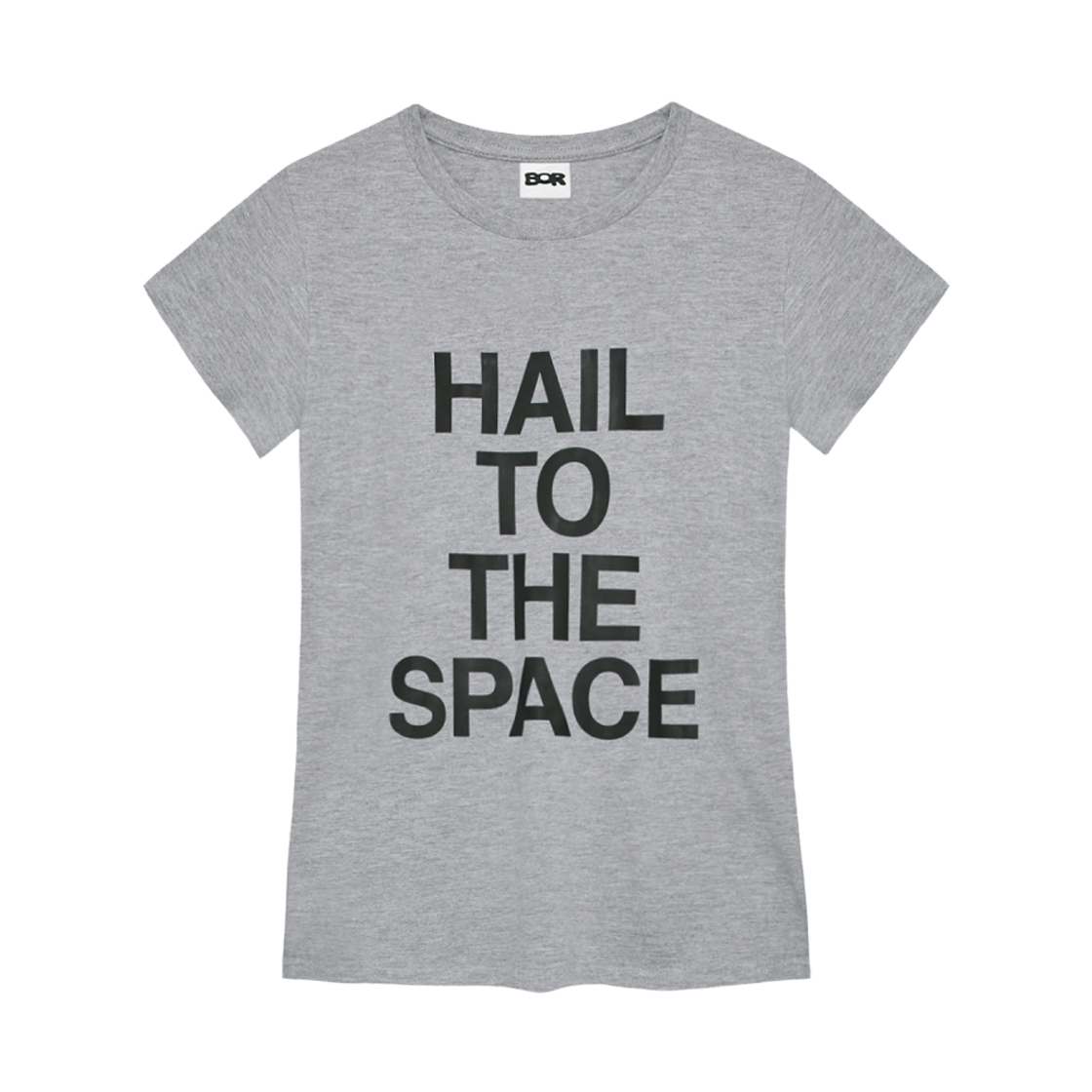 보르하트 헤일 투더 스페이스 슬림 티 그레이(BORHEART Hail To The Space Slim Tee Grey)