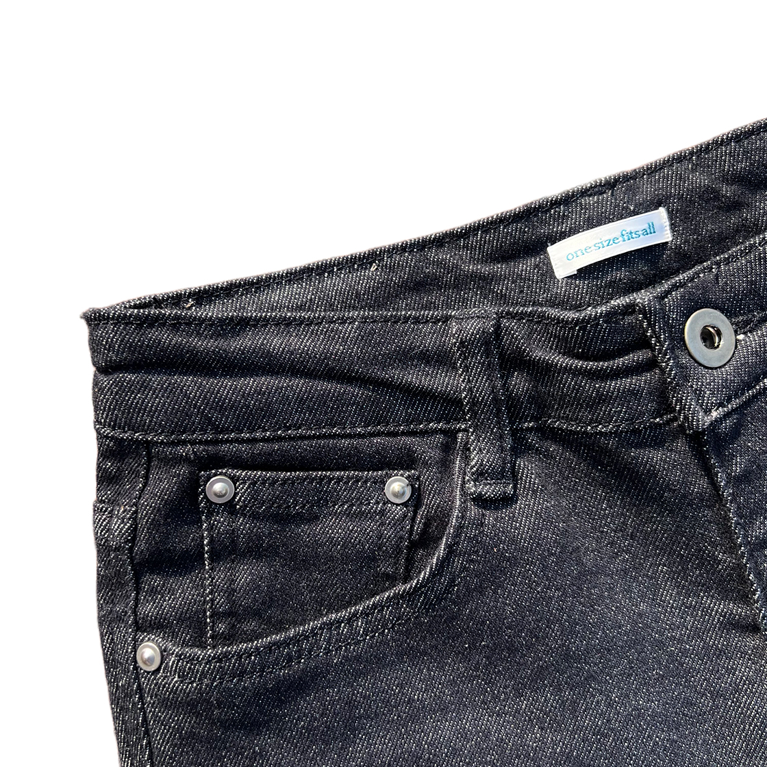 원사이즈핏츠올 써니 카프리 데님 팬츠(onesizefitsall Sunny Capri Denim Pants) - 4