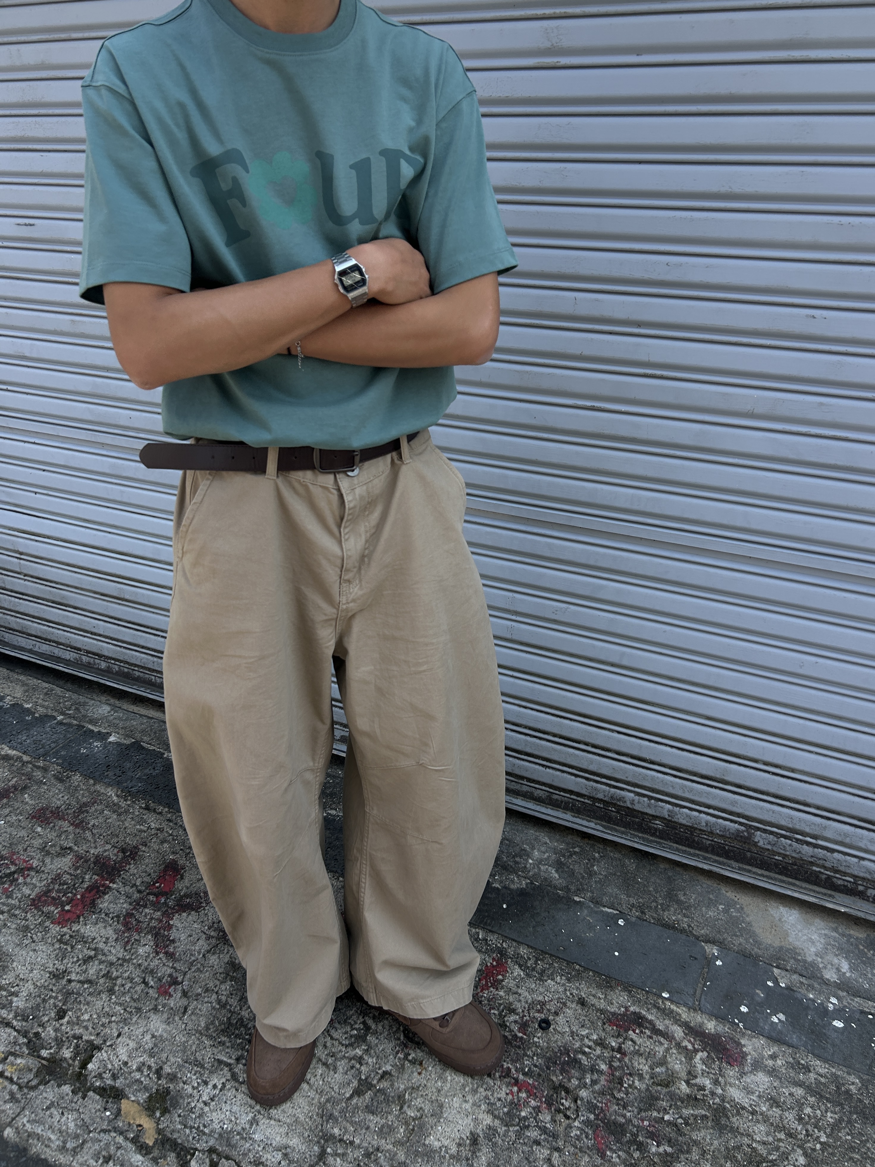 (W) Nike Air Force 1 '07 Cacao Wow 착용 스타일