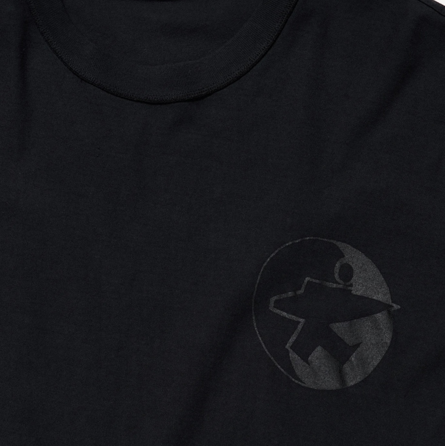 Stussy x Our Legacy Badge Pig. Dyed T-Shirt Overdyed Black 착용 스타일 - 3