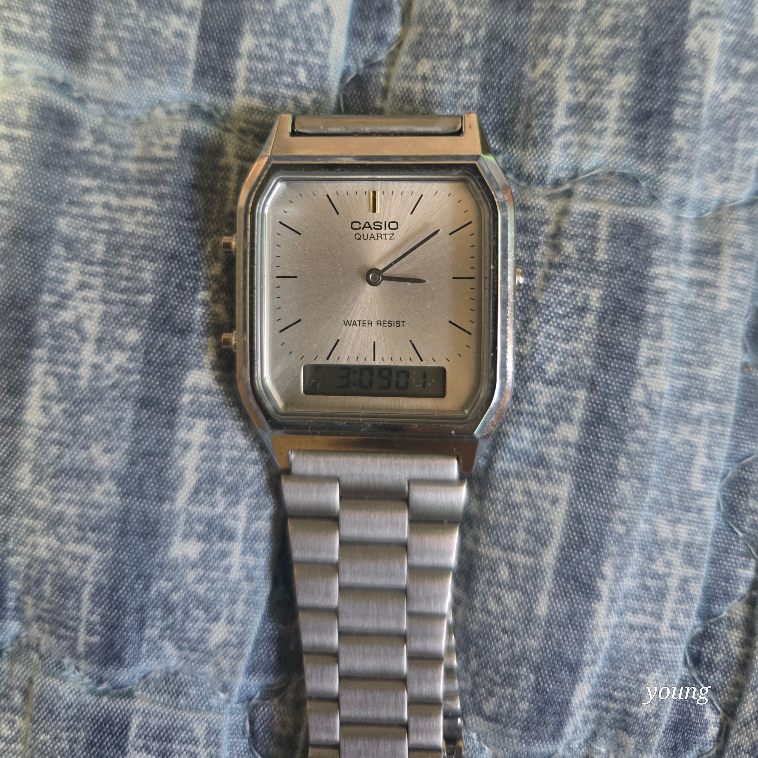 Casio AQ-230A-7AMQY 착용 스타일