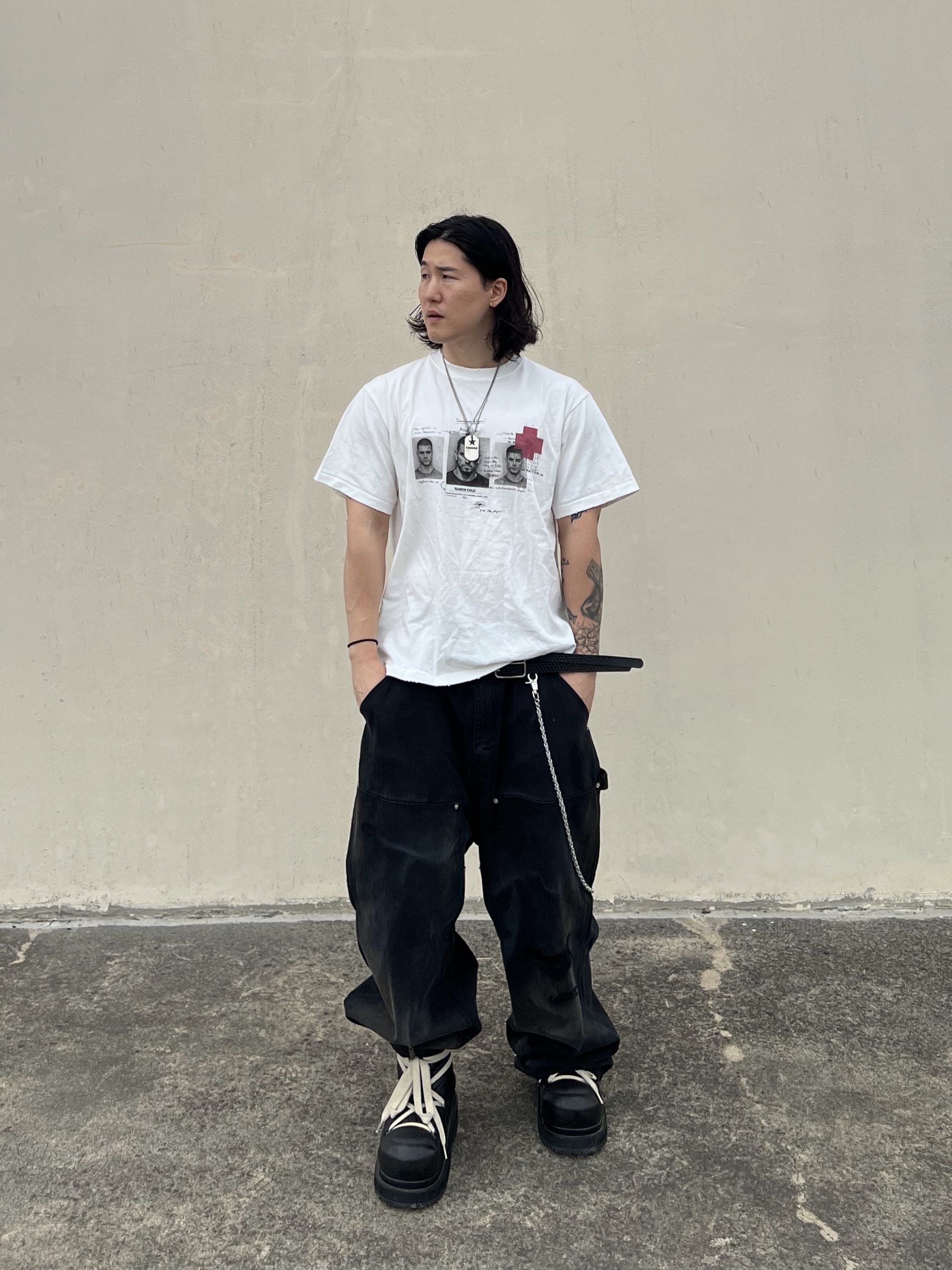Epr. Layer Double Strap Belt 착용 스타일 - 2