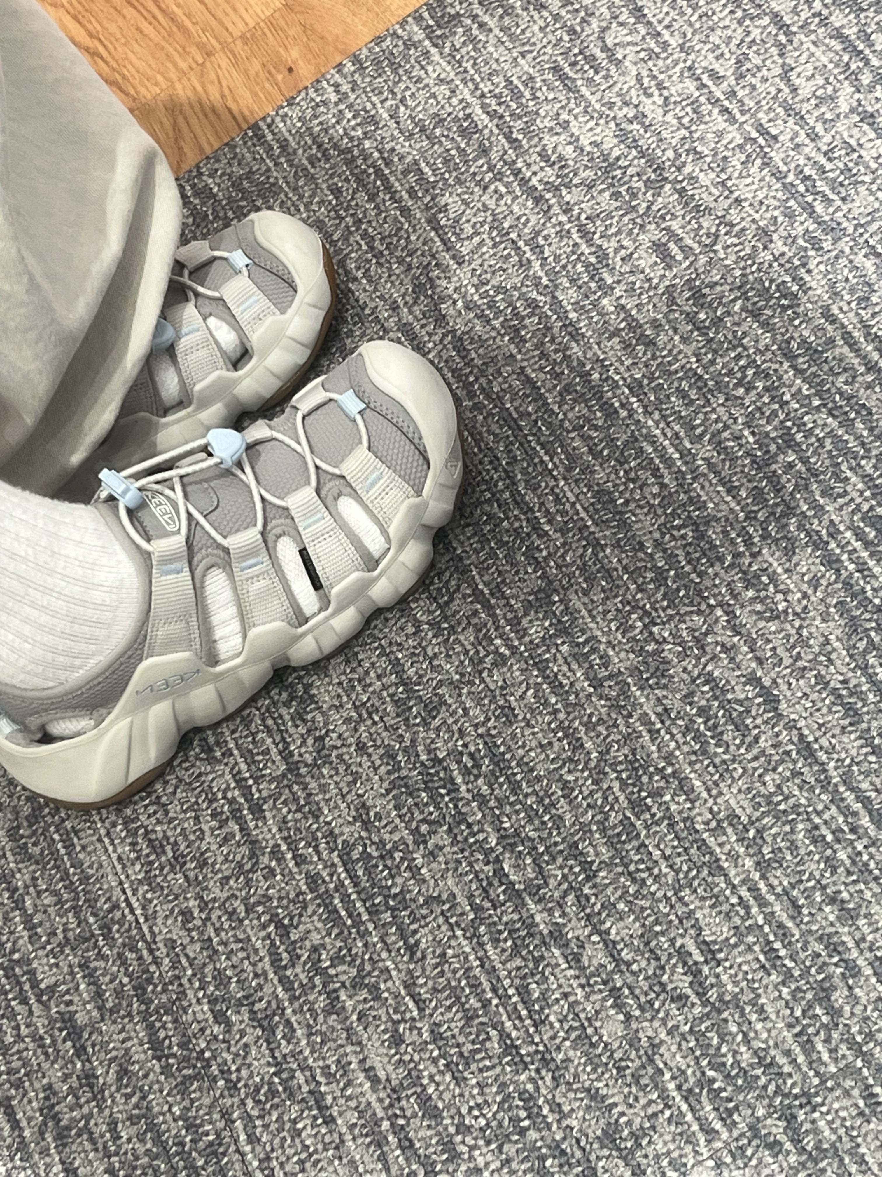(W) Keen Hyperport H2 Sandal Alloy Skyway 착용 스타일 - 1