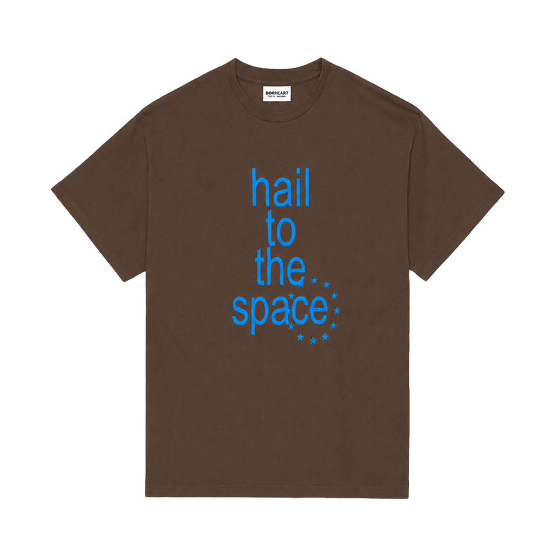 보르하트 헤일 투더 스페이스 박스 티 브라운(BORHEART Hail To The Space Box Tee Brown)