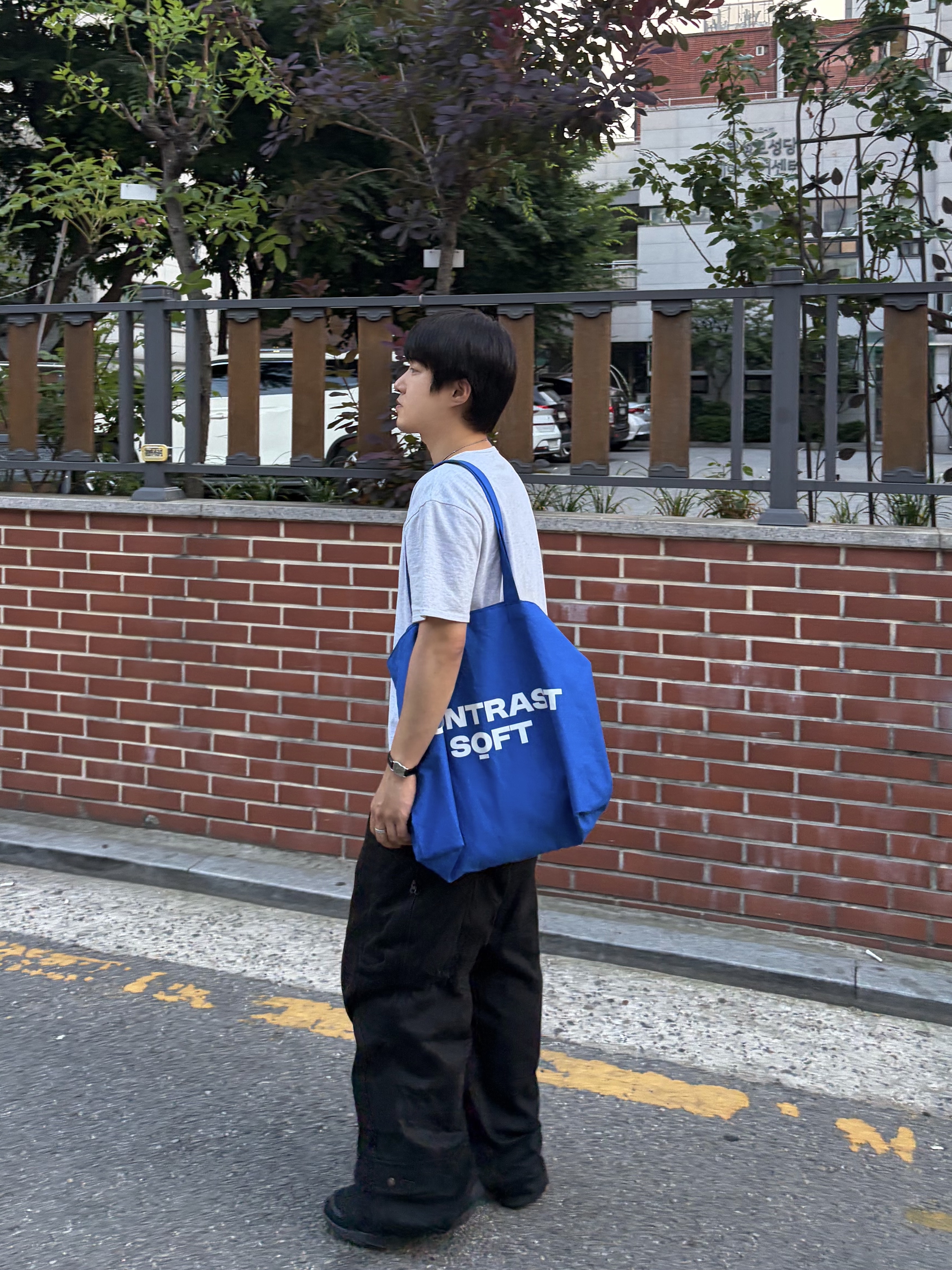 noun Easeful Tote Bag Blue, Hatchingroom Zip Cargo Work Pants Black 착용 스타일 - 1