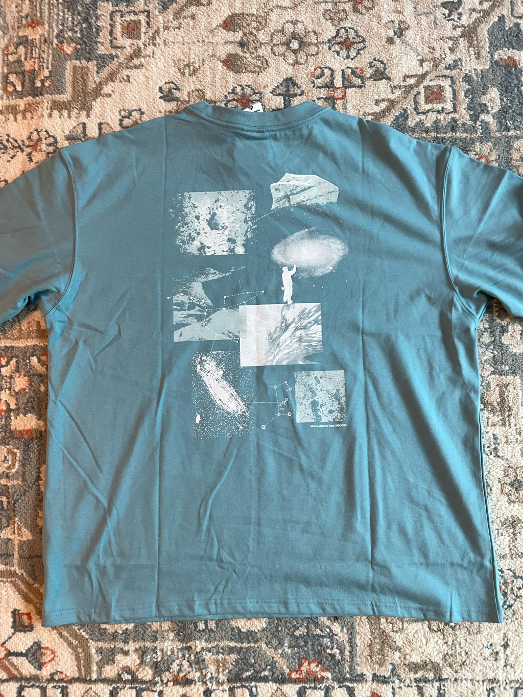Nike ACG Dri-Fit T-Shirt Denim Turquoise - Asia 착용 스타일 - 4