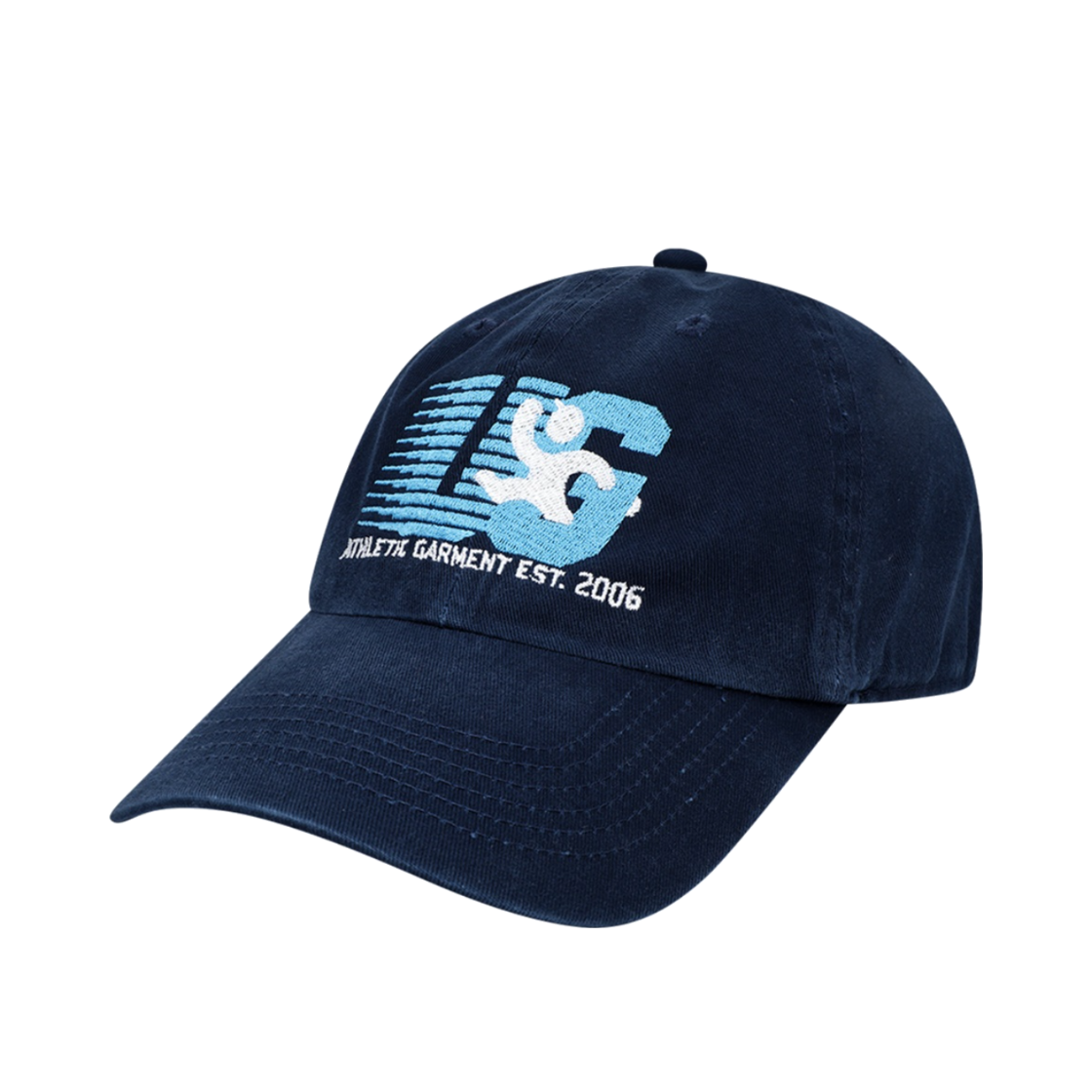 BUACAZX812NA UNIVERSE GARMENT UG Running Logo Ball Cap Navy