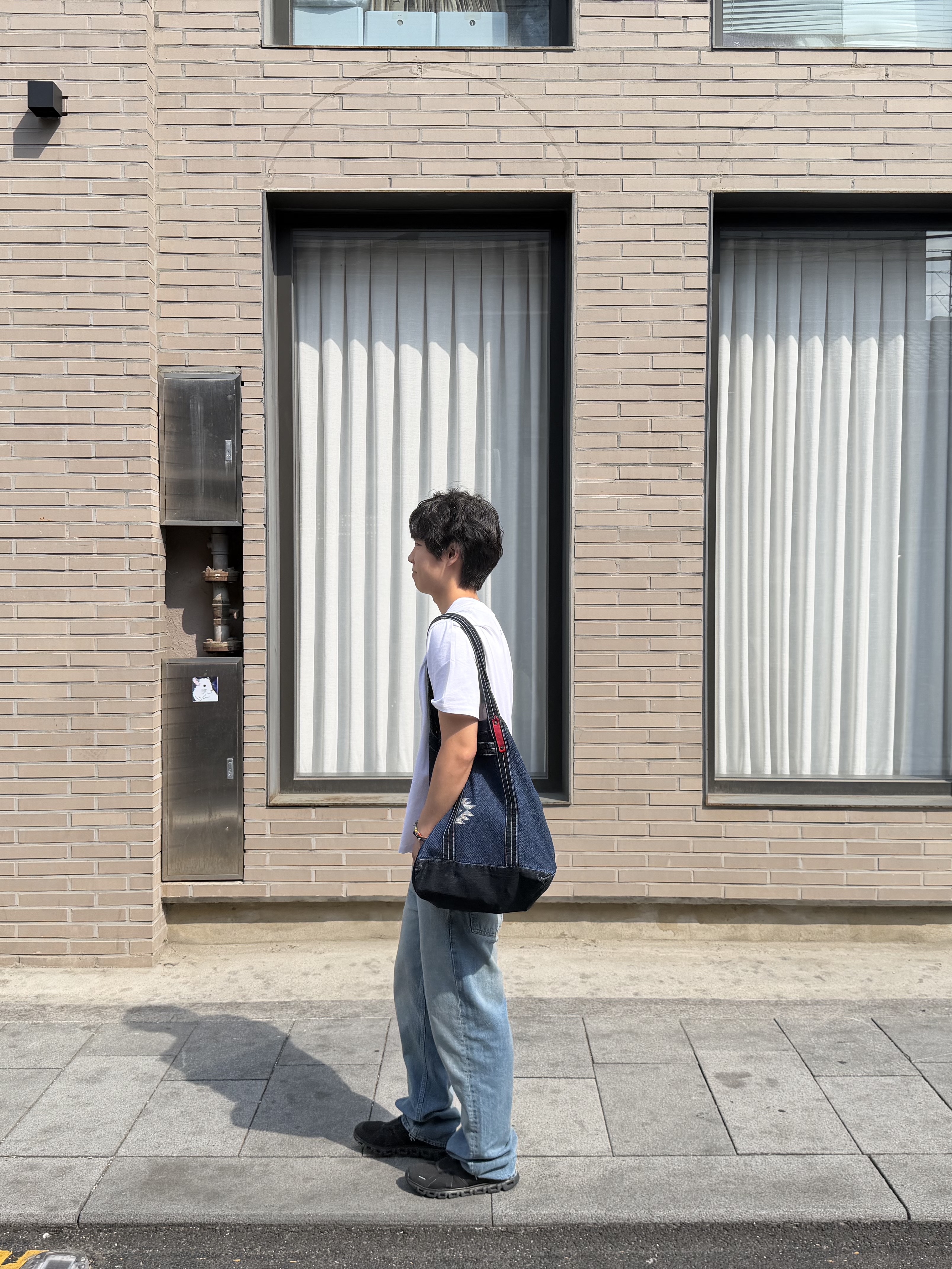 On Running Cloud 6 Black 착용 스타일 - 5