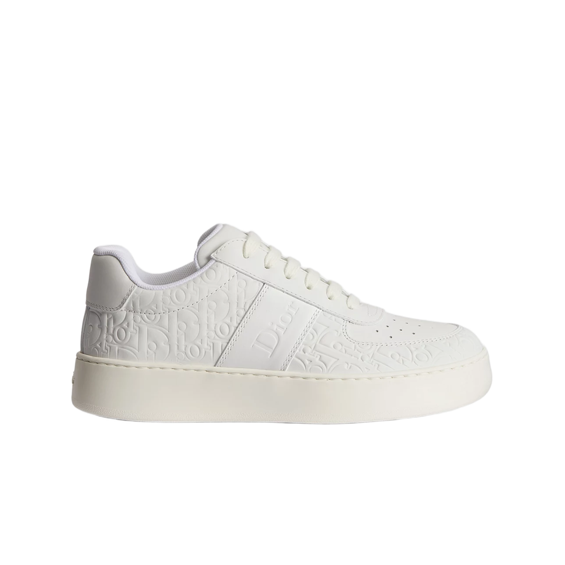 KCK557OLA-S10W (W) Dior Star Sneaker Dior Oblique Calfskin White