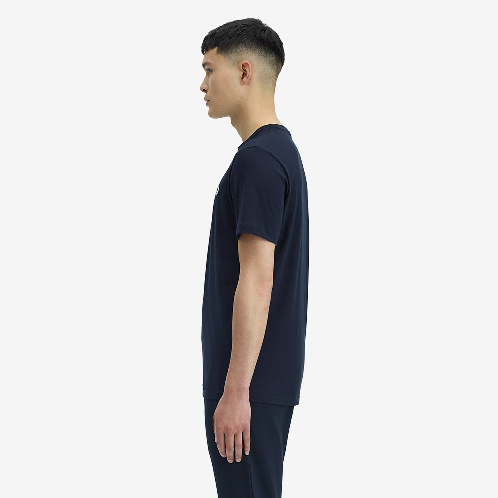 프레드페리 크루넥 티셔츠 네이비(Fred Perry Crew Neck T-Shirt Navy) - 2