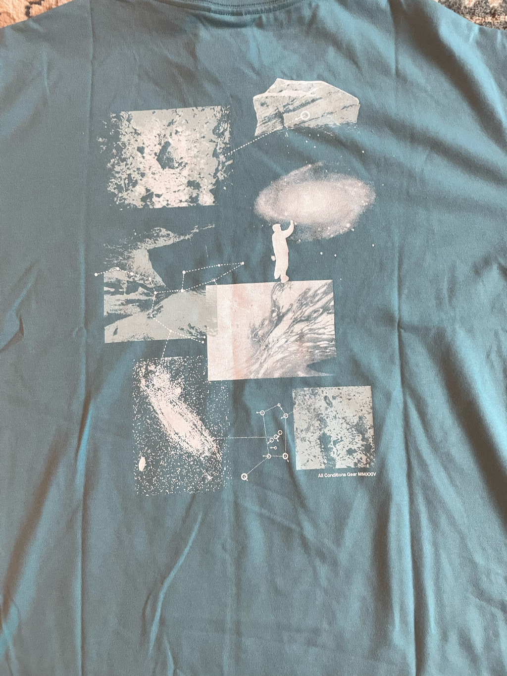 Nike ACG Dri-Fit T-Shirt Denim Turquoise - Asia 착용 스타일 - 5