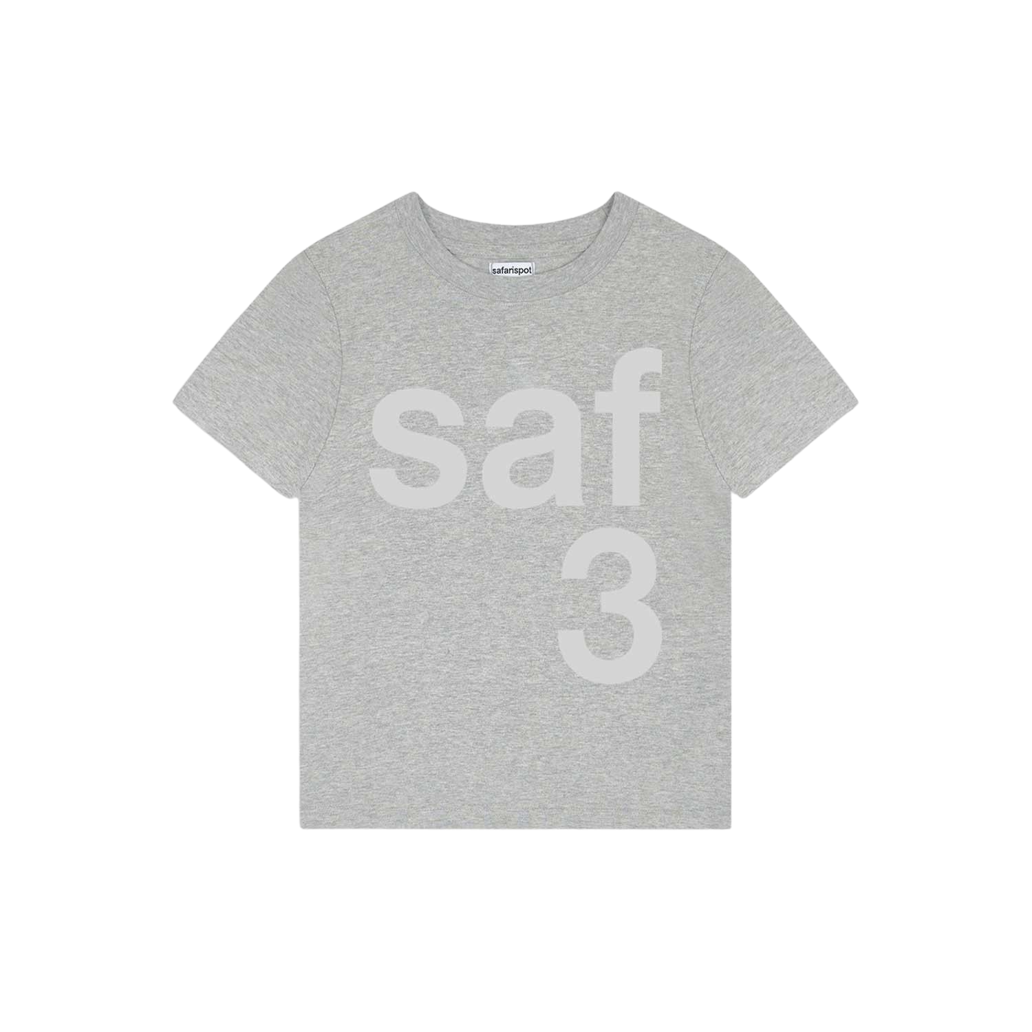 [KREAM 단독] 사파리스팟 1/2 베이직 사파리 티셔츠 헤더 그레이([KREAM 단독] Safarispot 1/2 Basic Safari T-Shirt Heather Gray)