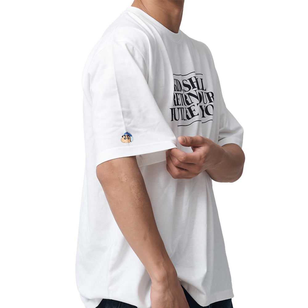 댄꼼마 X 짱구 어른제국의 역습 반팔 티셔츠(DANCOMMA x Crayon Shin-chan The Adult Empire Strikes Back Short Sleeve T-Shirt) - 4