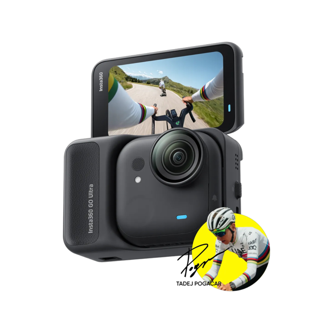 인스타360 GO Ultra 미드나잇 블랙, 프리미엄 사이클링 번들(Insta360 GO Ultra Premium Cycling Bundle)
