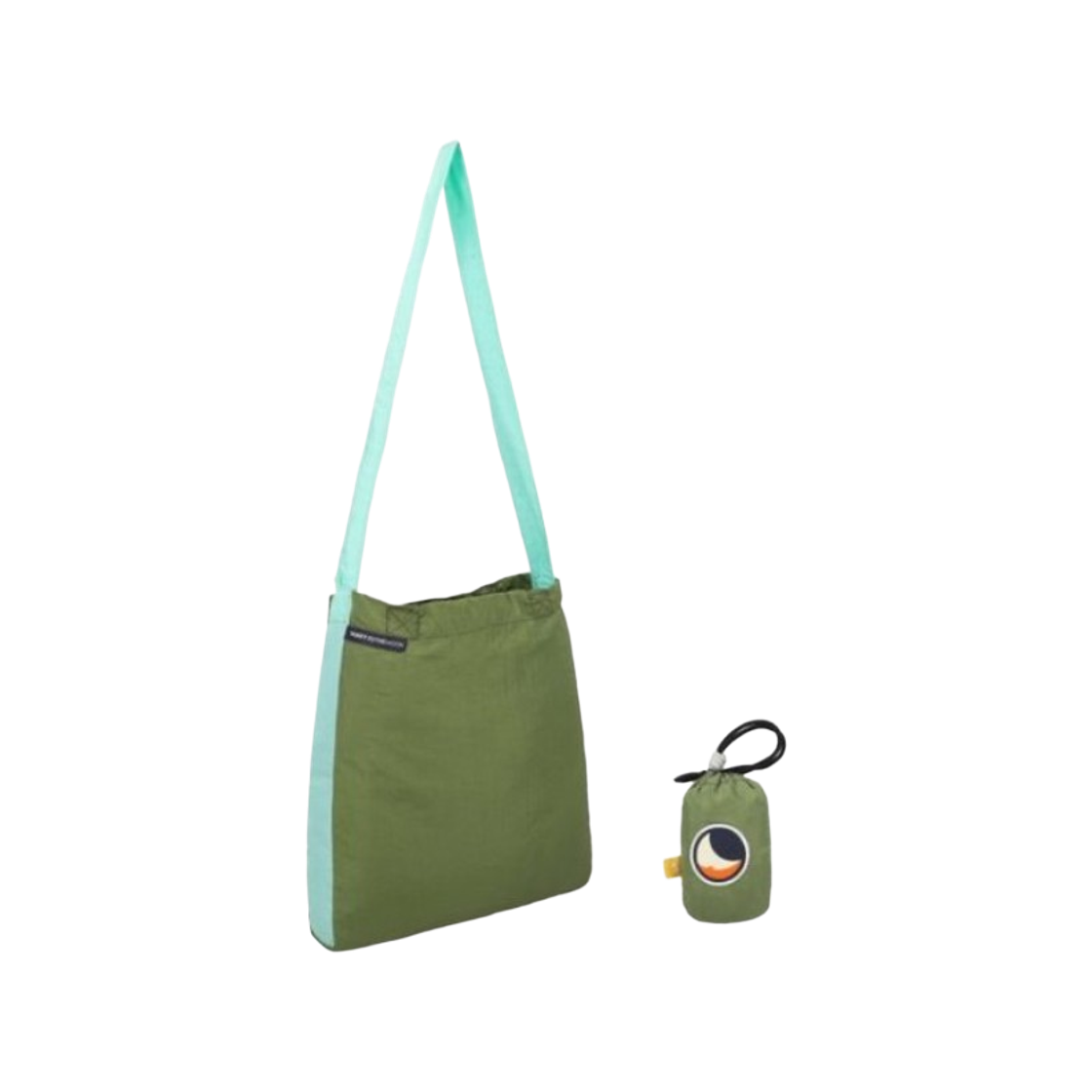 TMEBS8571 Ticket To The Moon Small Eco Bag 10L Leaf Green Mint
