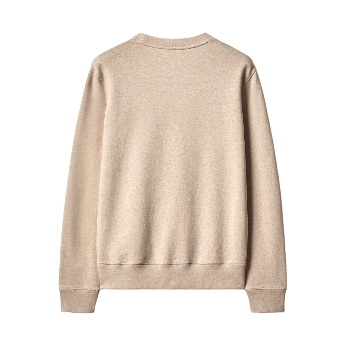 메종 키츠네 폭스 헤드 레귤러 스웨트셔츠 클리어 베이지 멜란지(Maison Kitsune Fox Head Regular Sweatshirt Clear Beige Melange) - 2