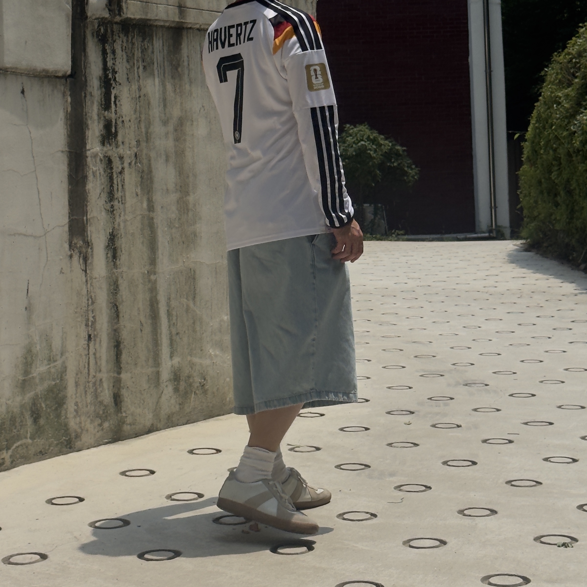 Adidas Germany 2026 Home Jersey White - KR Sizing (Non Marking Ver.), Adidas Germany 2026 Home Long Sleeve Jersey White - KR Sizing (Non Marking Ver.) 착용 스타일