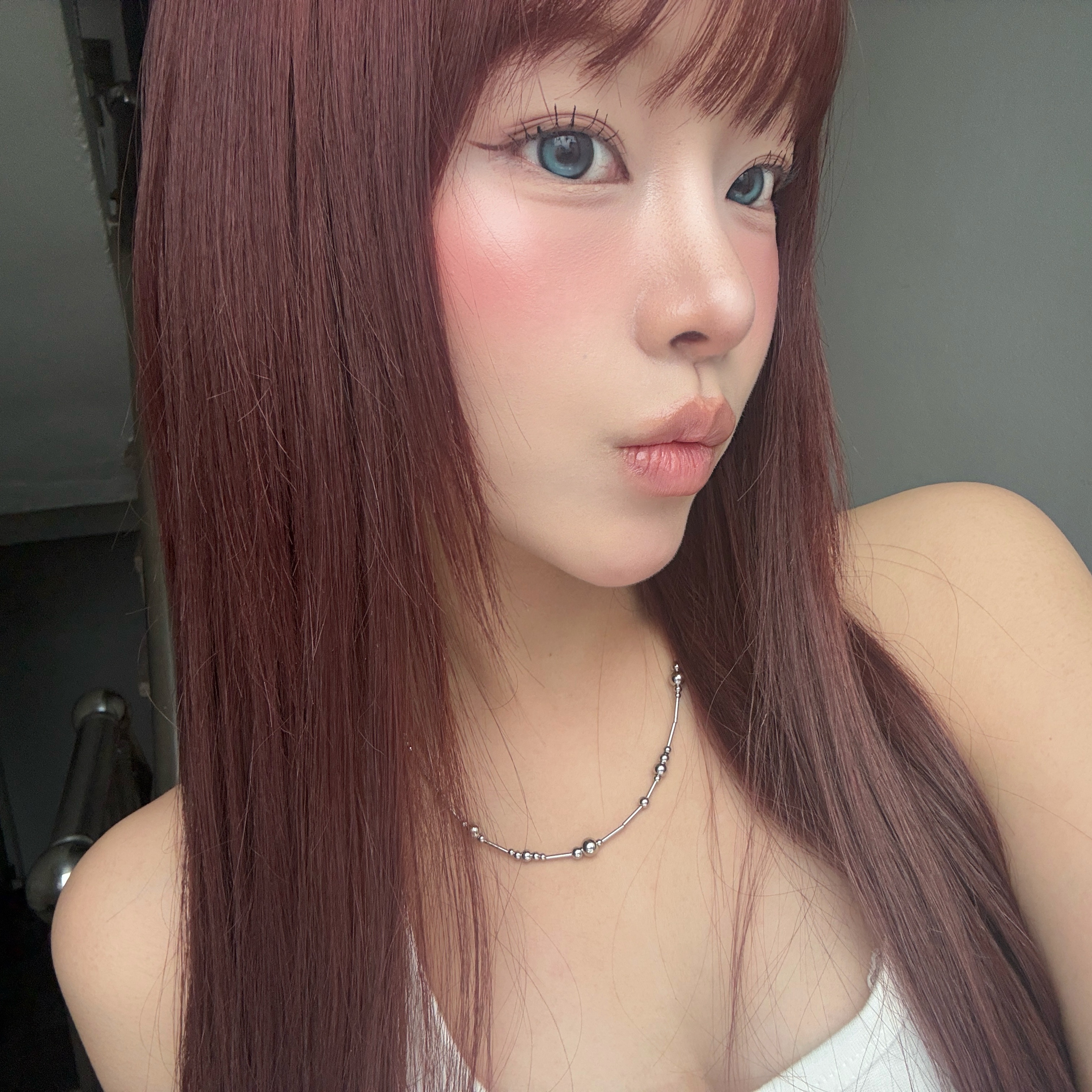 Riomeu Silver Melody Necklace 착용 스타일 - 2