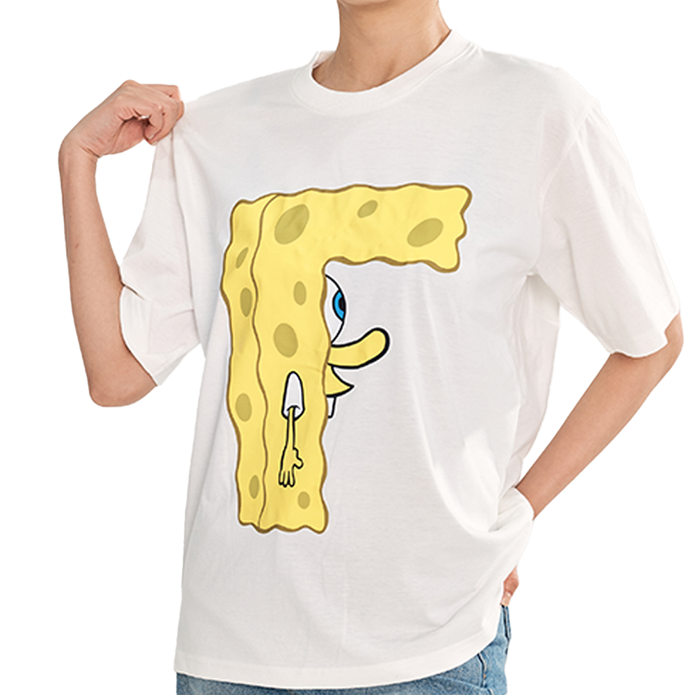 댄꼼마 x 스폰지밥 T?F? 반팔 티셔츠 2pack(DANCOMMA x SpongeBob T?F? Short Sleeve T-Shirt 2-Pack) - 4