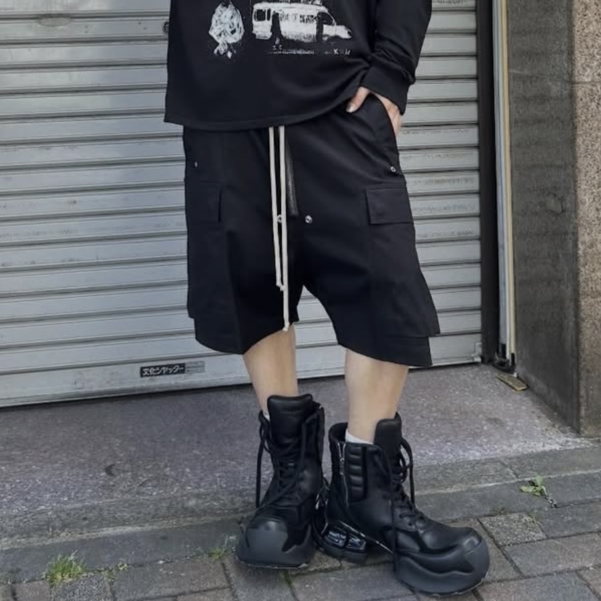 Remagine The Core Boots High Top Black 착용 스타일