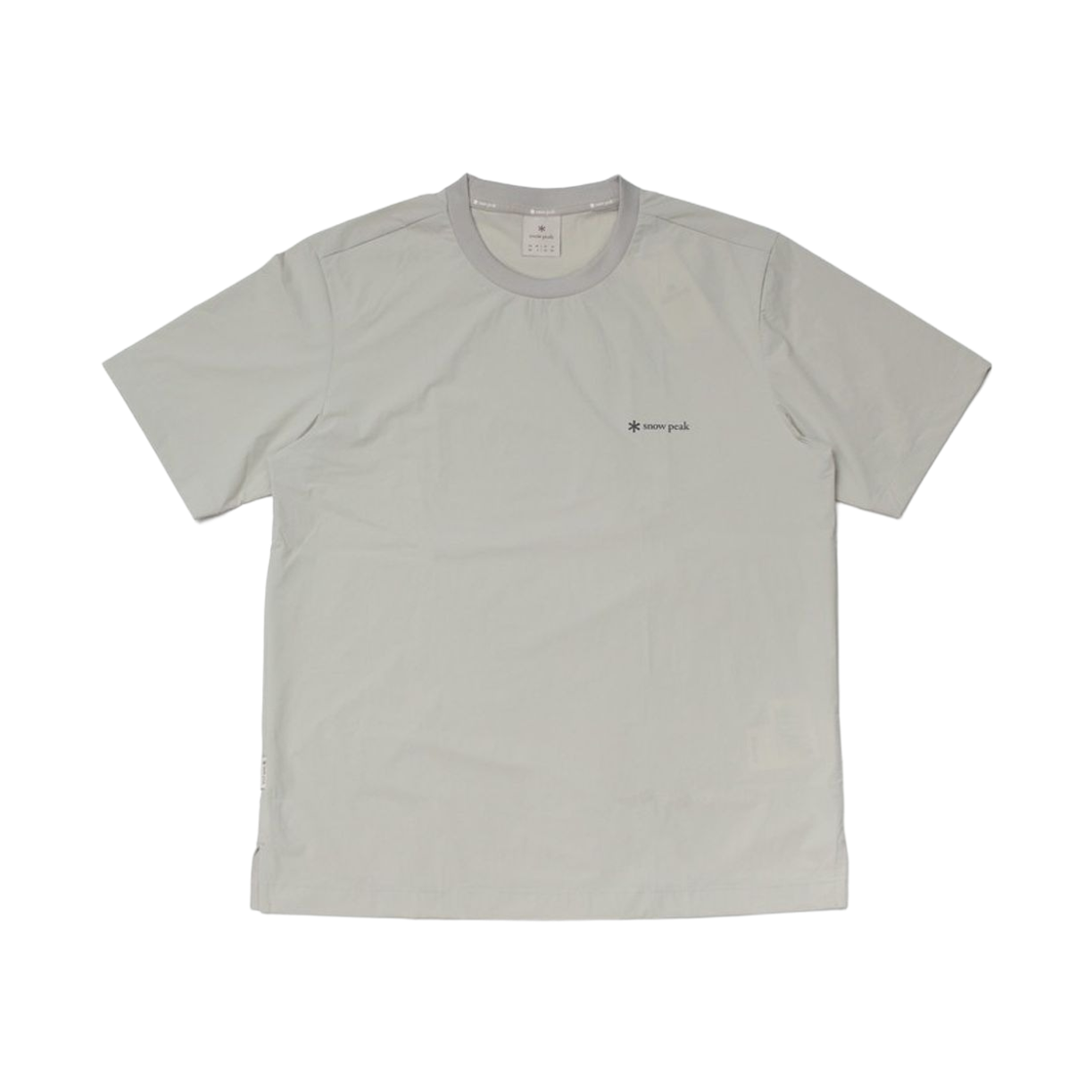 스노우 피크 씬테크 우븐 숏슬리브 티셔츠 라이트 베이지(Snow Peak Thin-Tech Woven Short Sleeve T-Shirt Light Beige)