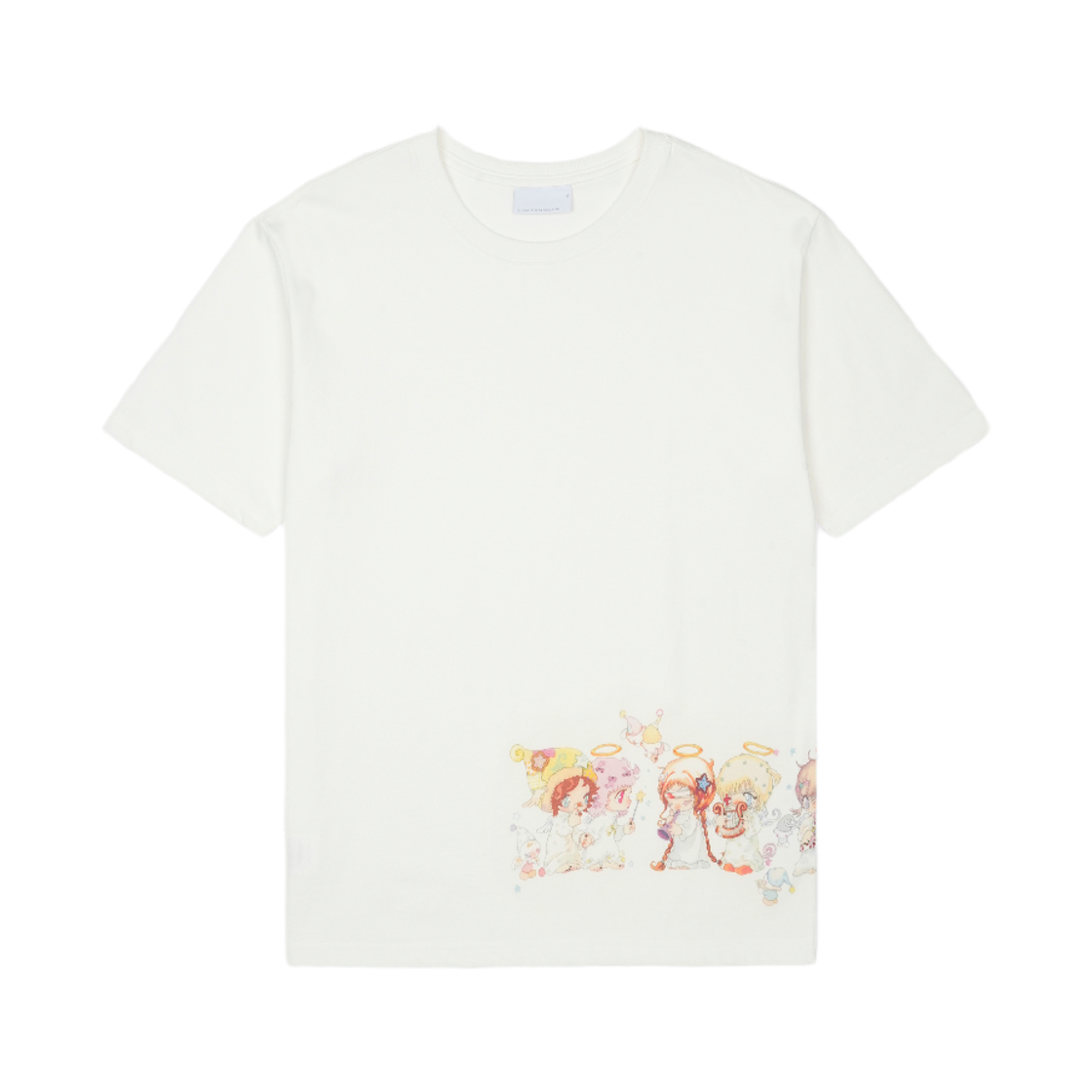 SG26SSTOTS504 Sansan Gear x YUMINHA Angel T-Shirt White