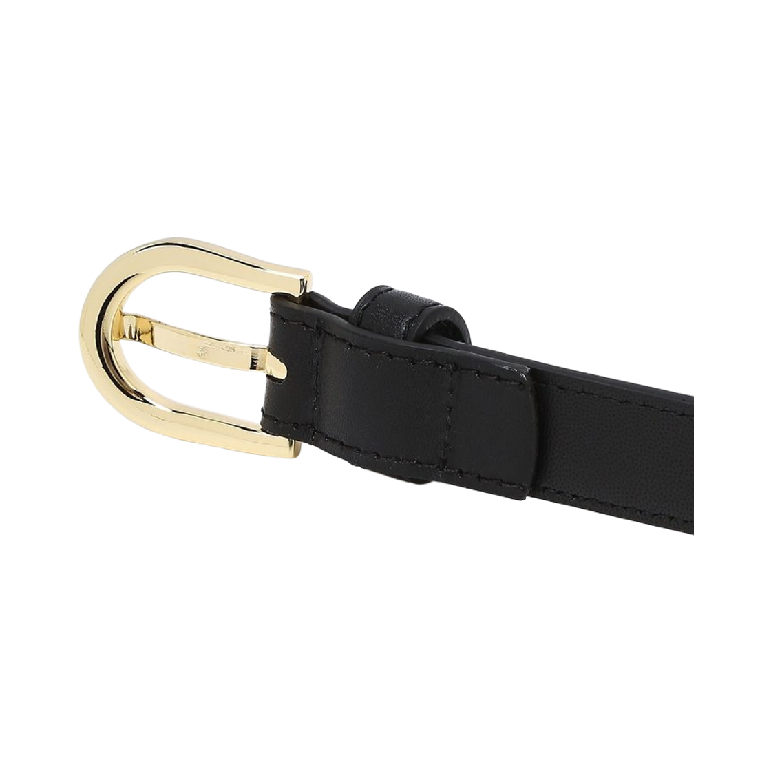 질스튜어트 맨 액세사리 20mm 블랙 골드버클 소가죽 슬림 여성벨트 JUBE6F112BK(Jillstuart Men's Acc 20mm Black Slim Genuine Leather Women's Belt with Gold Buckle) - 4