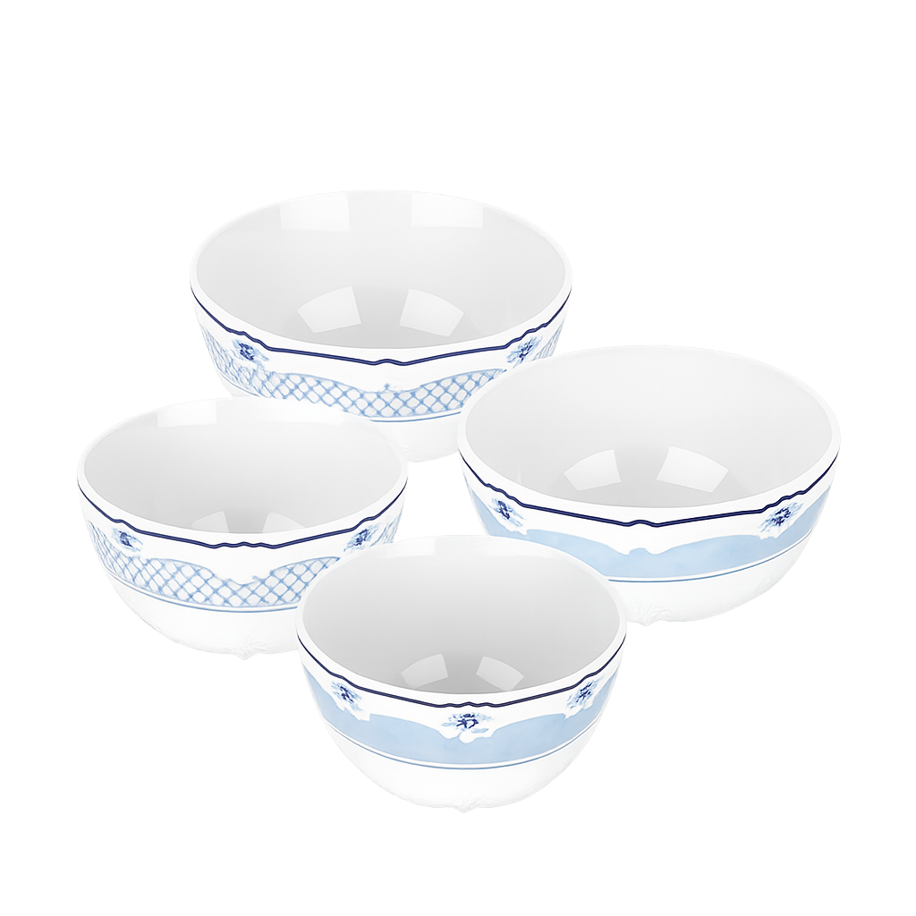 HUTSCHENREUTHER001 Hutschenreuther Estelle Rice Bowl 4‑Piece Set