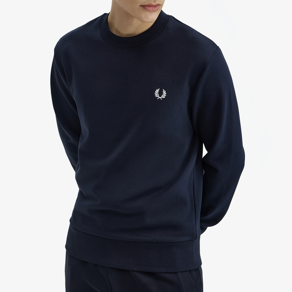프레드페리 크루넥 스웻셔츠 네이비(Fred Perry Crew Neck Sweatshirt Navy) - 3