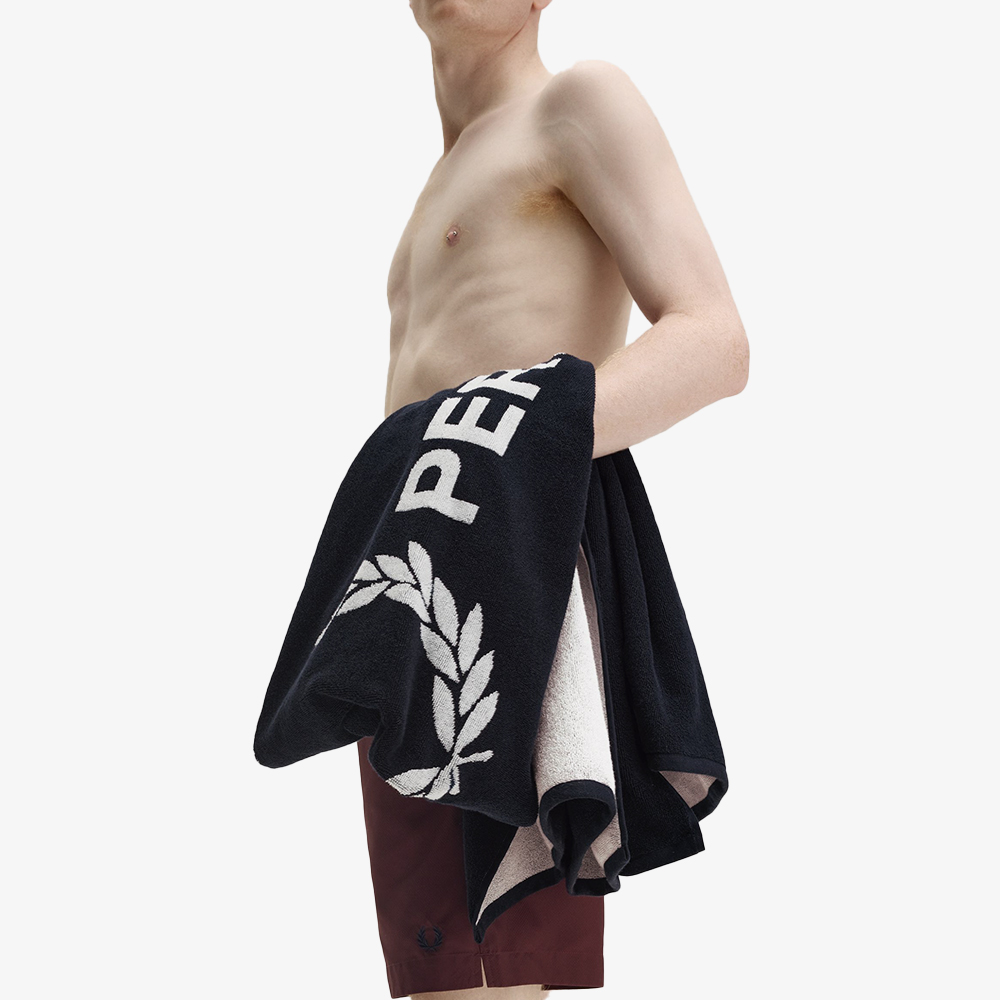 프레드페리 FLP 타월 네이비/스노우화이트(Fred Perry FLP Towel Navy/Snow White) - 3