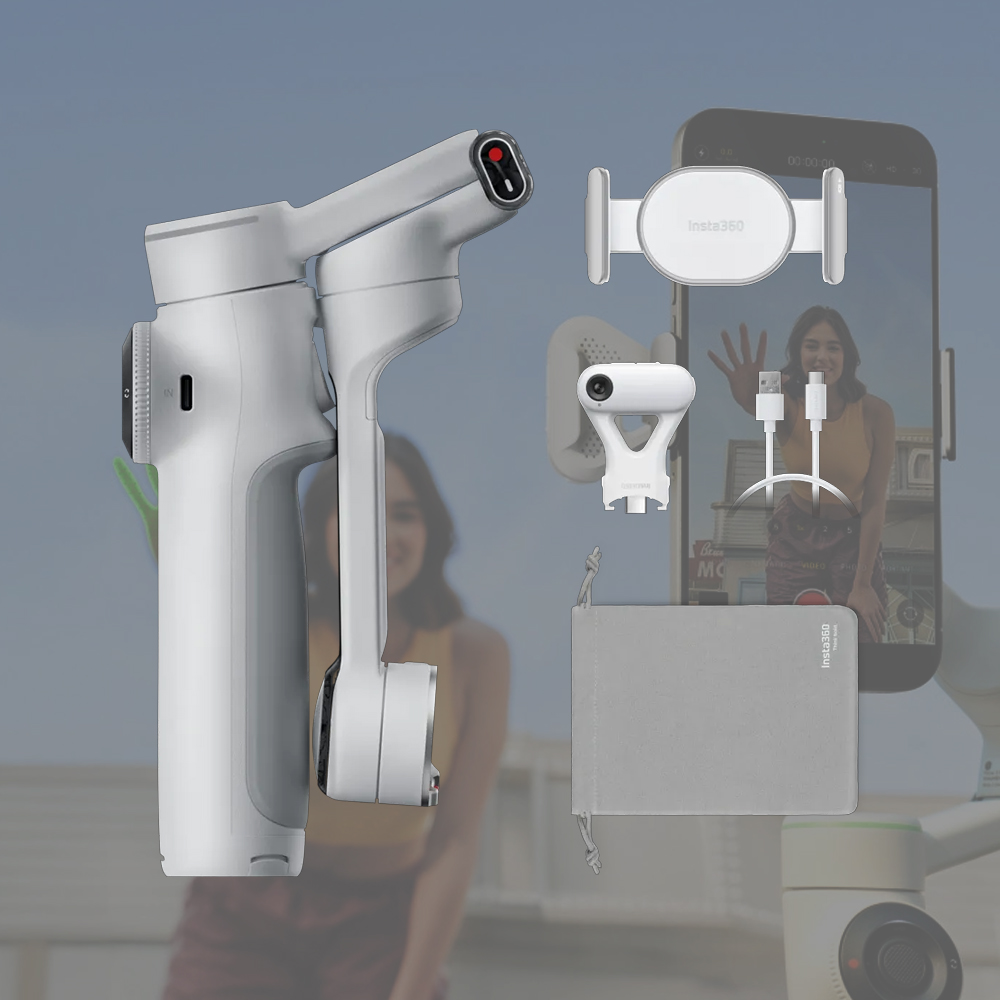 인스타360 Flow 2 Pro AI 트래커 번들 스톤그레이(Insta360 Flow 2 Pro AI Tracker Bundle - Stone Gray) - 2