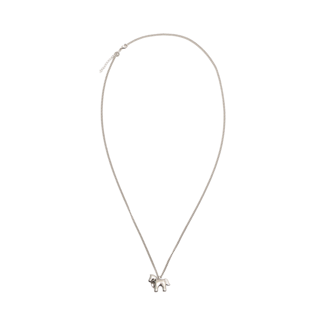 토우토우아카이브 티키 포니 팬던트 목걸이 로듐 실버(TOWTOW.ARCHIVE Tiki Pony Pendant Necklace Rhodium Silver) - 2