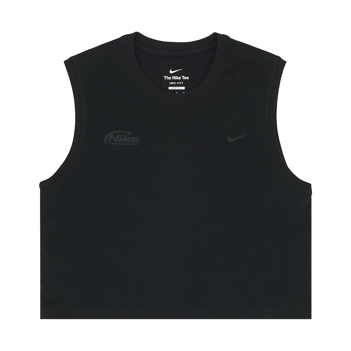 IM0632-010 (W) Nike Swift Butterfly Dri-Fit Sleeveless Running T-Shirt Black - Asia