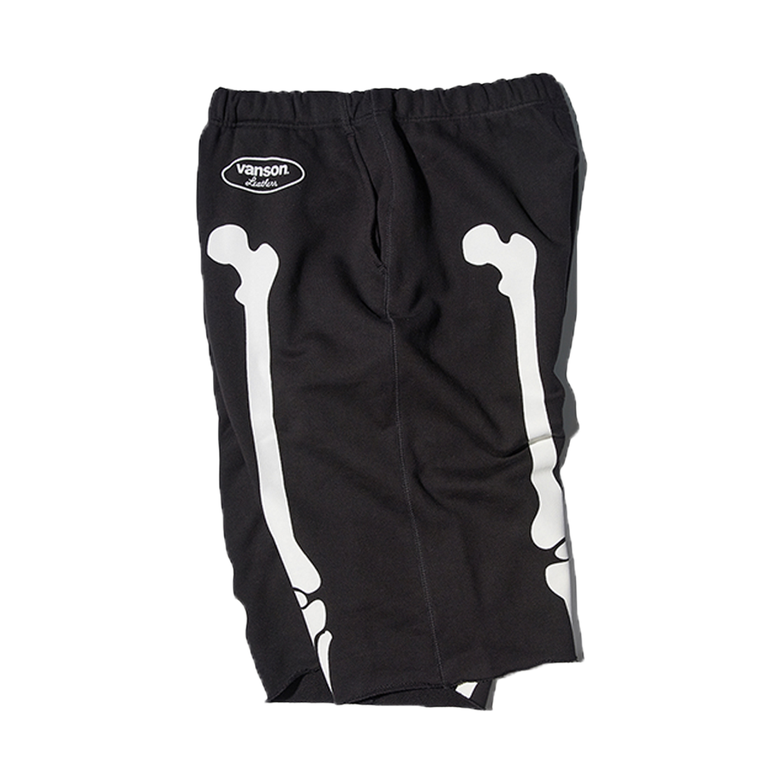 벤슨 레더 오리지널 본 스웻 쇼츠 팬츠 블랙(Vanson Leathers Original Bone Sweat Short Pants Black) - 3