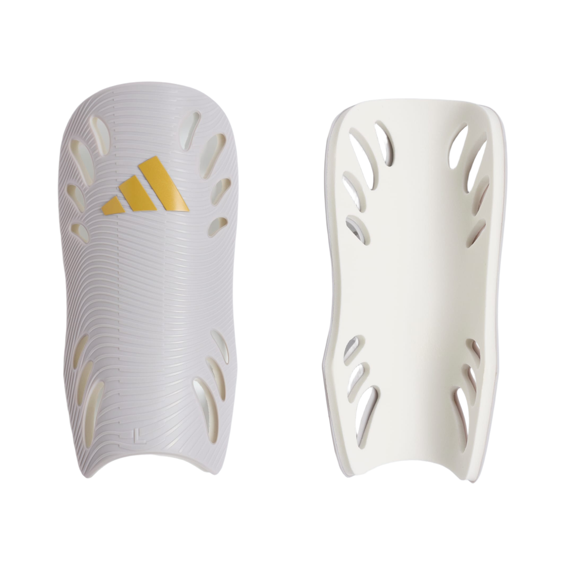 아디다스 아디플렉스 신가드 팀 라이트 그레이 골드 메탈릭(Adidas Adiflex Shin Guards Team Light Grey Gold Metallic)