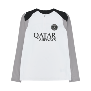 Jordan x Paris Saint-Germain Strike Night Edition Dri-Fit Football Knit Drill Top White Atmosphere Grey (IO4834-100) (Non Marking Ver.)