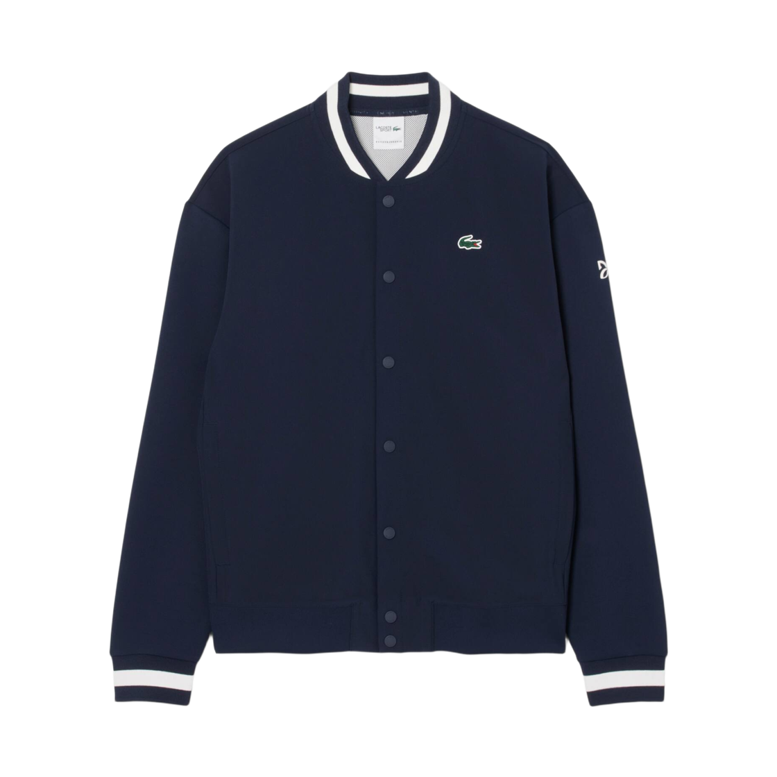라코스테 테니스 x 노박 죠코비치 자켓 네이비 블루 화이트(Lacoste Tennis x Novak Djokovic Jacket Navy Blue White)