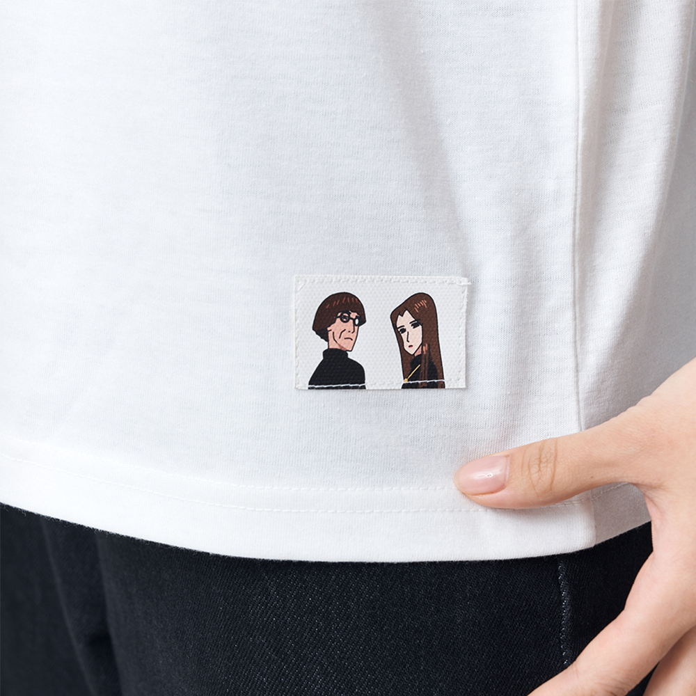 댄꼼마 X 짱구 어른제국의 역습 반팔 티셔츠(DANCOMMA x Crayon Shin-chan The Adult Empire Strikes Back Short Sleeve T-Shirt) - 5