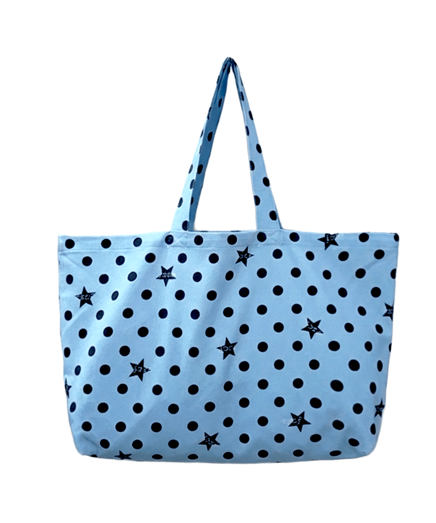 E261AO001RR0FREE Escapefrom Summer Pixel ESCF Dot Star Denim Eco Bag