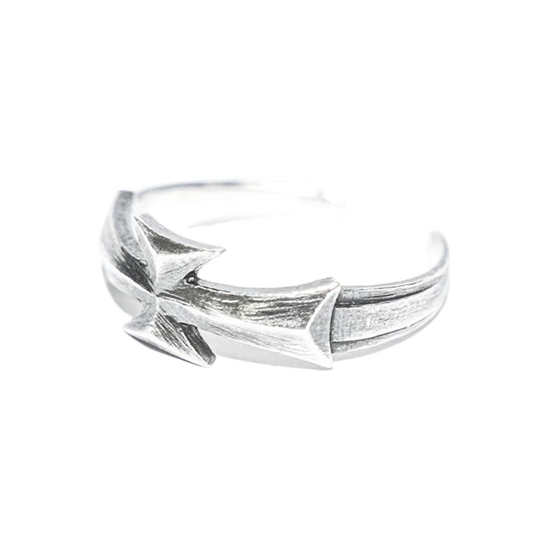 이티씨이 크로스 아머 링 실버(ETCE Cross Armor Ring Silver) - 2