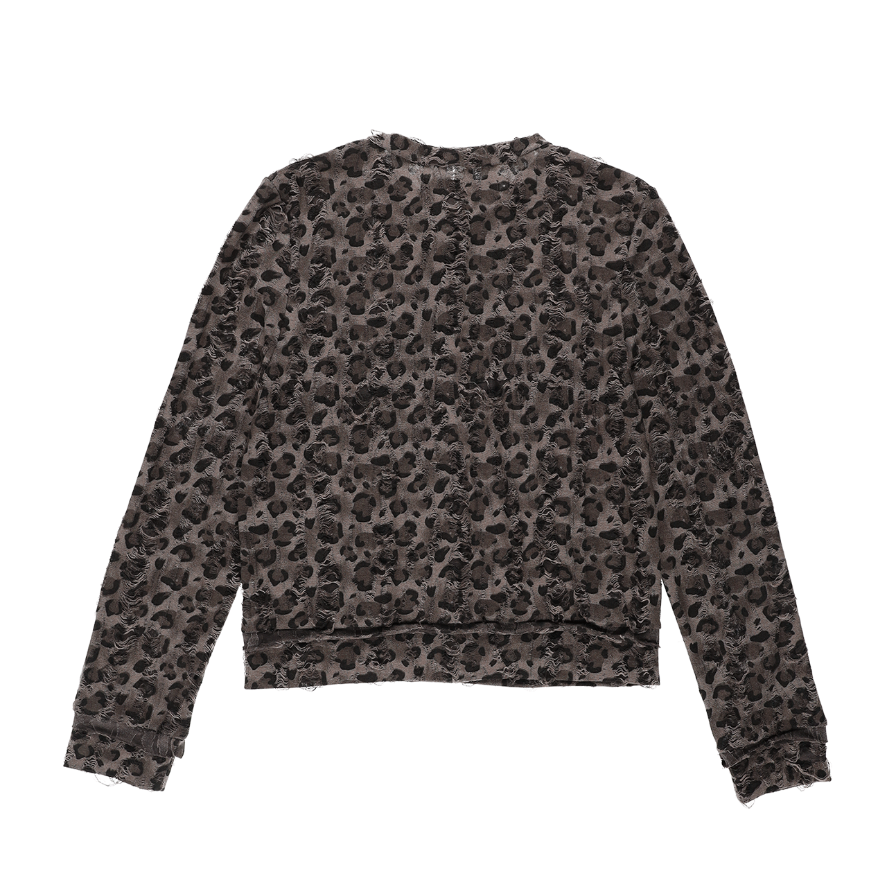 스틸레써디 디스트레스드 레오파드 가디건 브라운(Still Lethardy Distressed Leopard Cardigan Brown) - 2